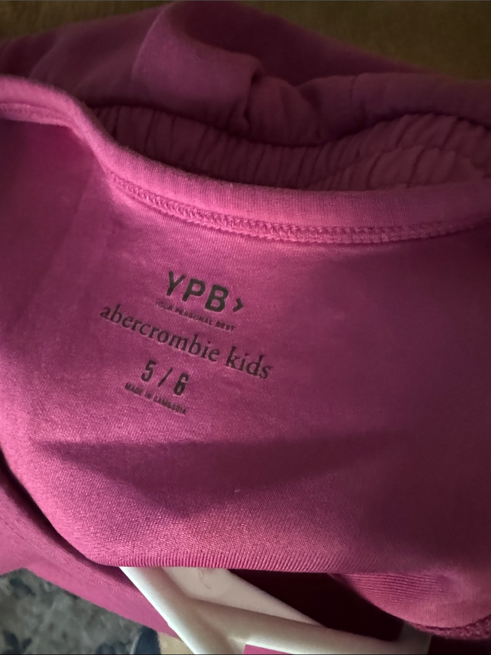 abercrombie kids dark Pink Crewneck jump suit with attached shorts - Picture 5 of 5